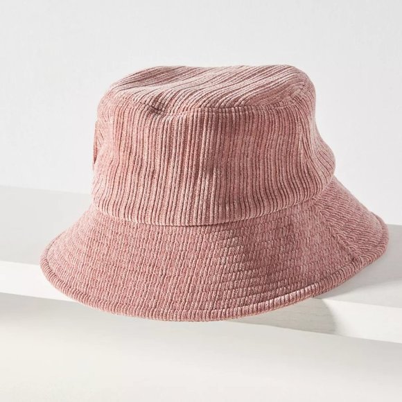 NWT Anthropologie + San Diego Hat Co. Cozy and Chic Bucket Hat Rose (ONE SIZE) main image 7